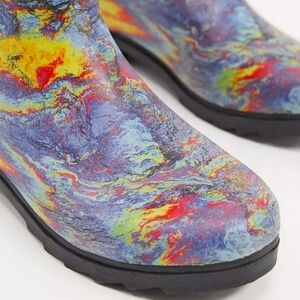 Sale: Mens Tie-Dye High Rain Boots - Size 13